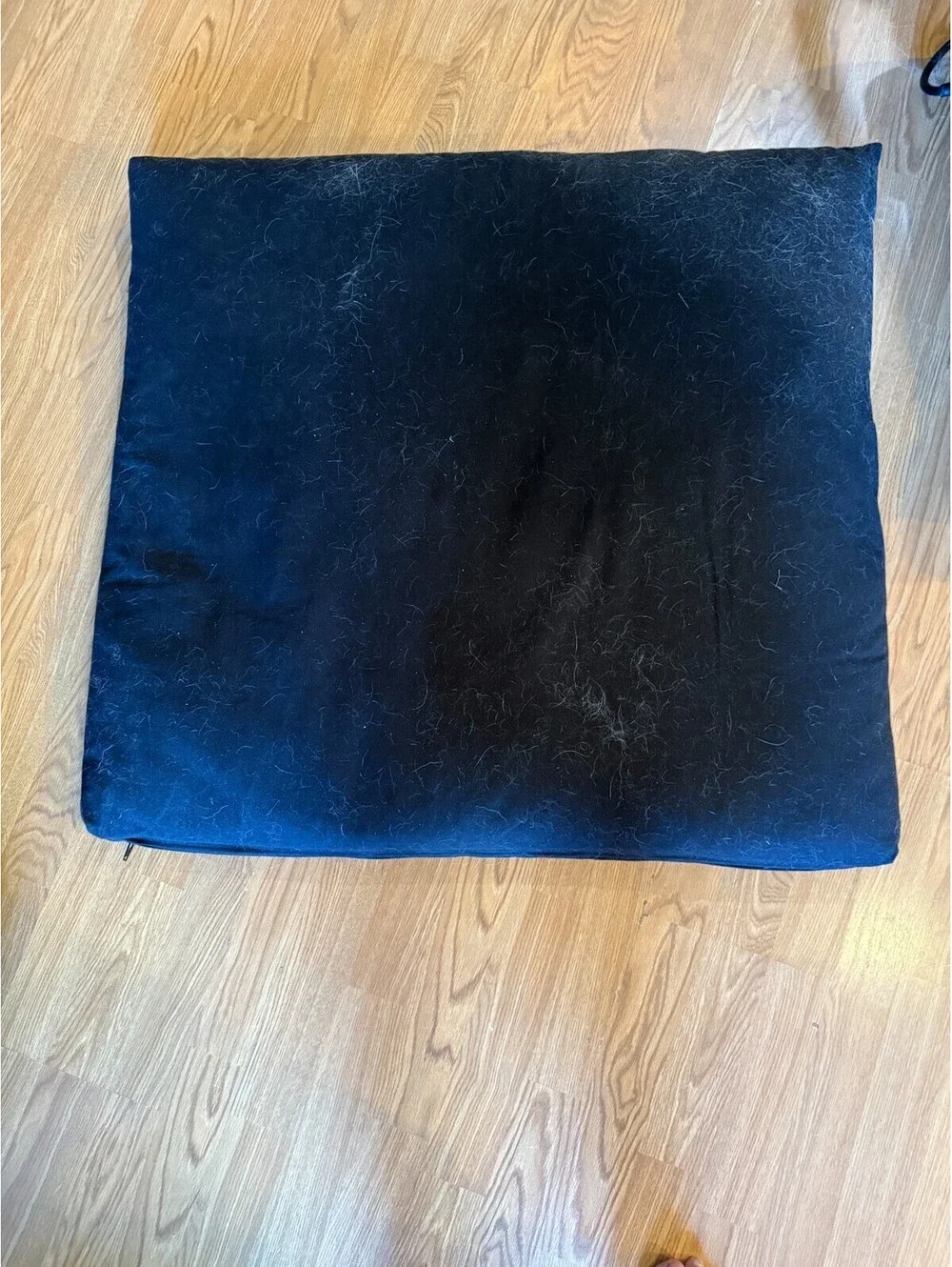 Maya Lumbini Meditation Cushion Set Crescent Zafu + Zabuton Floor Mat Black Buck